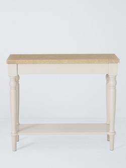 John Lewis Foxmoor Sofa Side Table, FSC-Certified, Oak/Natural - view 2, Cream