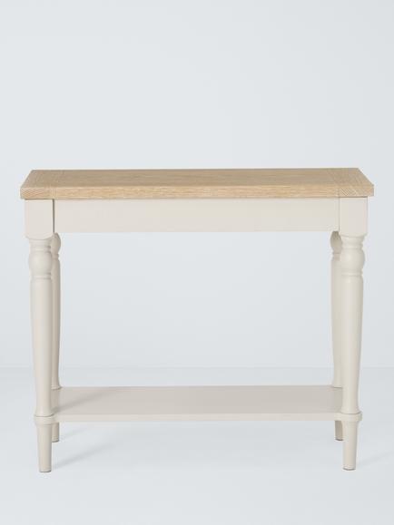 John Lewis Foxmoor Sofa Side Table, FSC-Certified, Oak/Natural - view 2, Cream