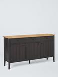 John Lewis Stanton 3 Door Sideboard, Black