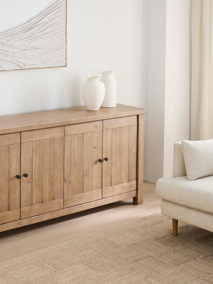 John Lewis Reclaimed Timber Sideboard, Natural - view 2, Natural