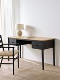 John Lewis Stanton Desk, Black/Natural