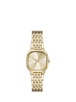 Skagen SKW3162 Women's Mellum Lille Bracelet Strap Watch, Gold, Gold