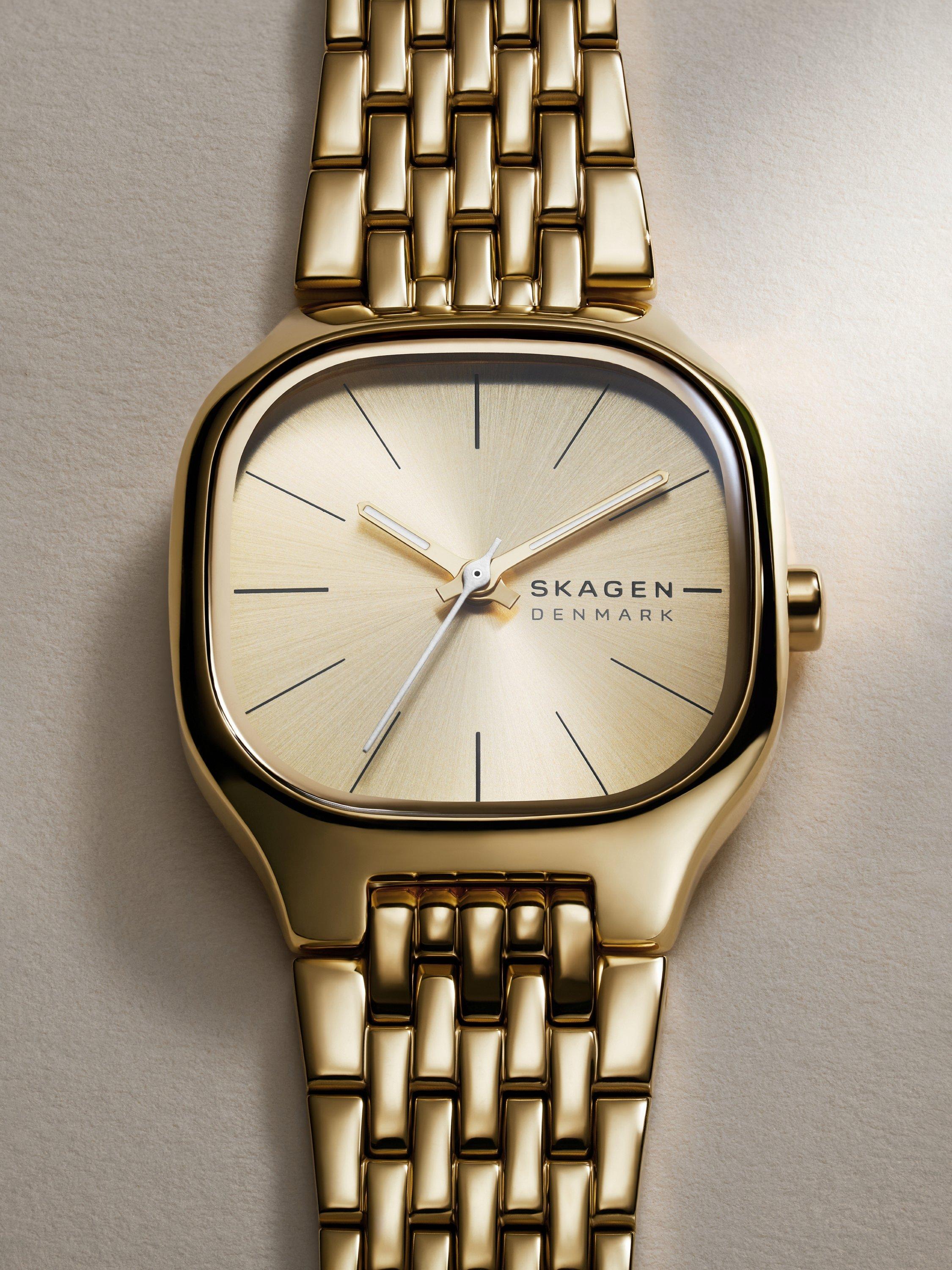 Product image 6 of 9, which shows Skagen SKW3162 Women's Mellum Lille Bracelet Strap Watch, Gold