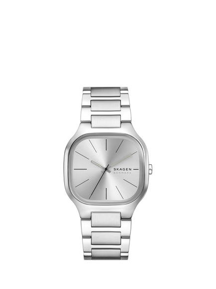 Skagen SKW6934 Men's Mellem Bracelet Strap Watch, Silver, Silver