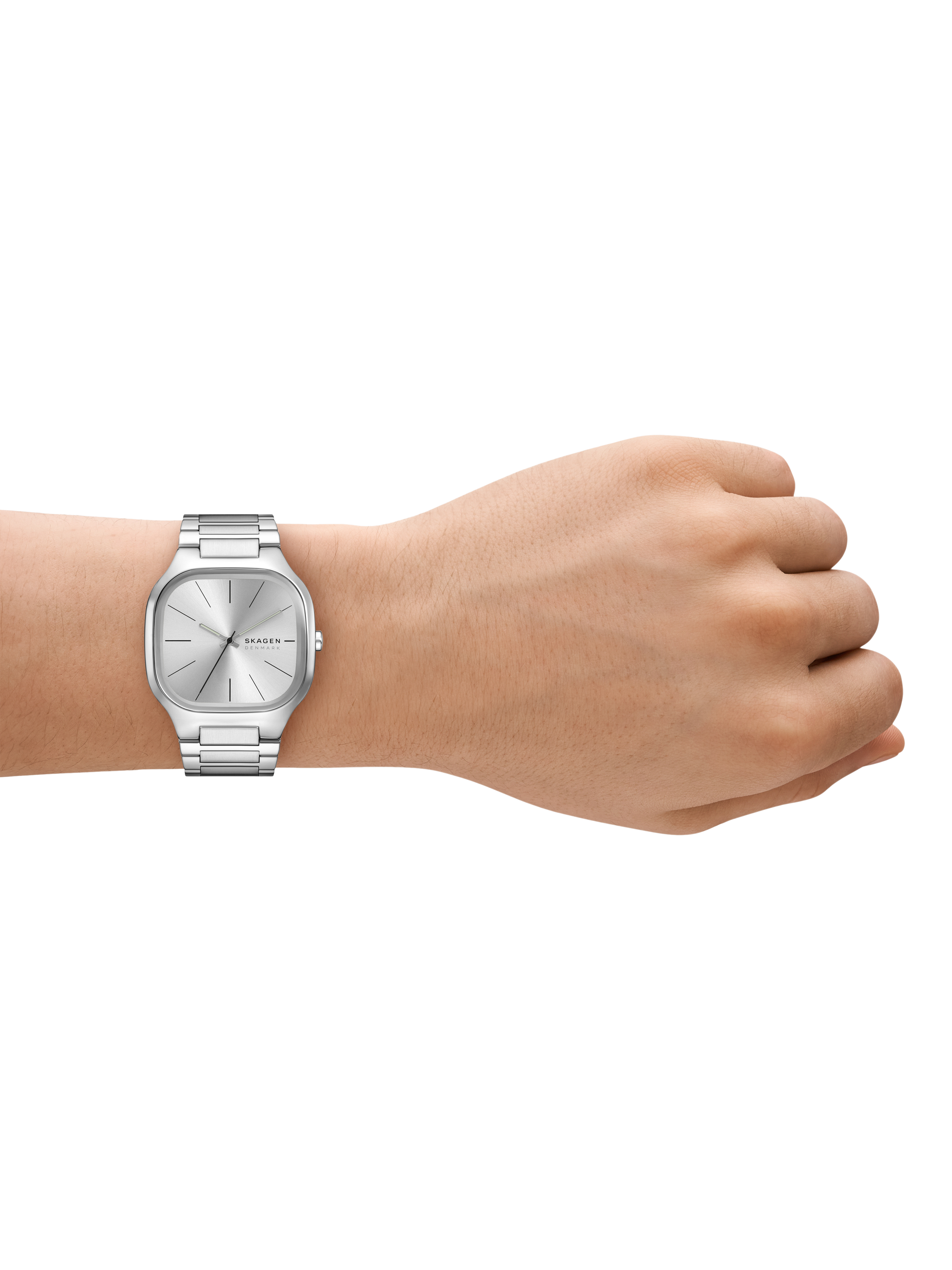 Product image 4 of 7, which shows Skagen SKW6934 Men's Mellem Bracelet Strap Watch, Silver