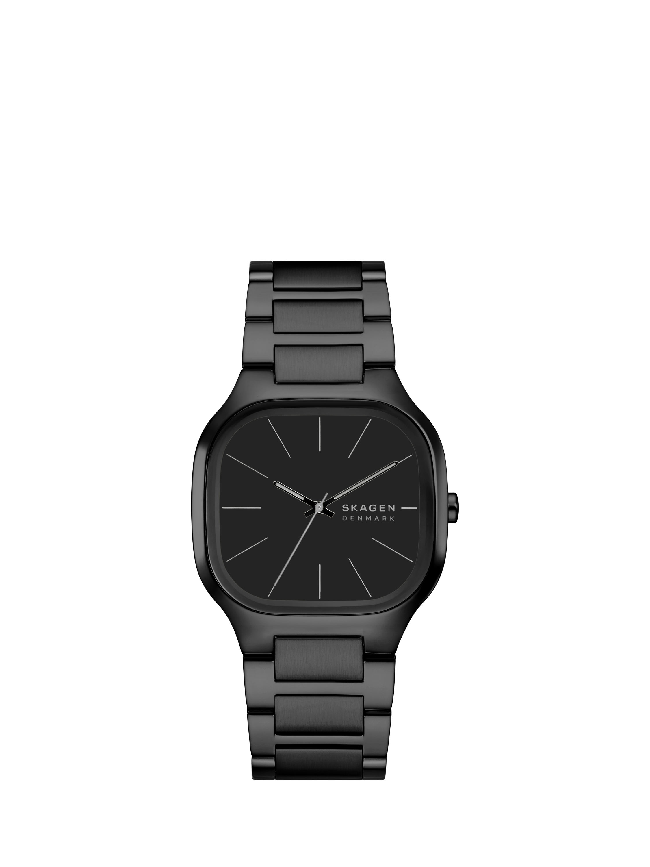 Product image 1 of 6, which shows Skagen SKW6935 Men's Mellem Bracelet Strap Watch, Black