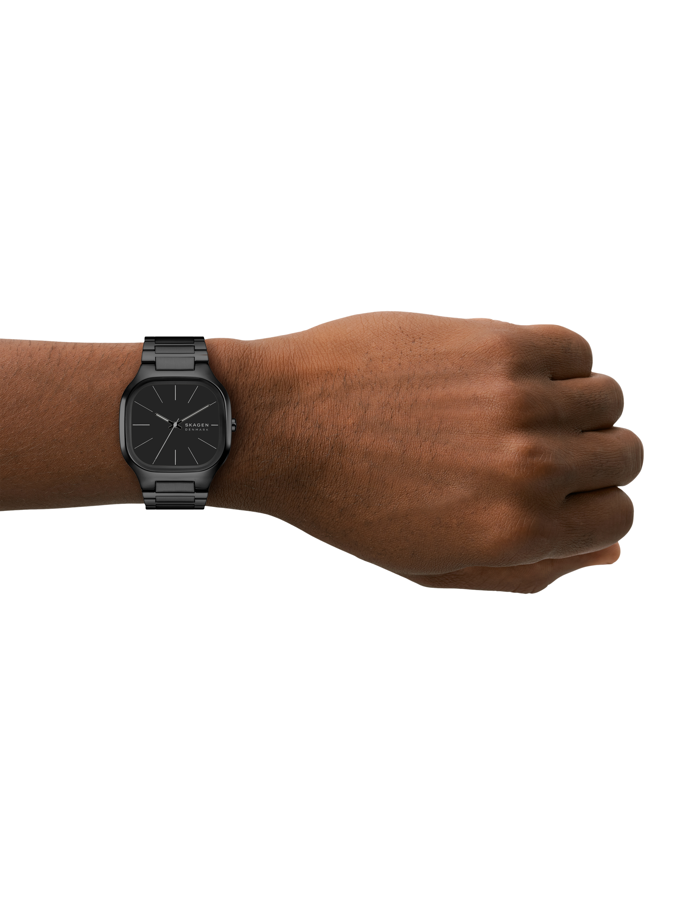 Product image 4 of 6, which shows Skagen SKW6935 Men's Mellem Bracelet Strap Watch, Black