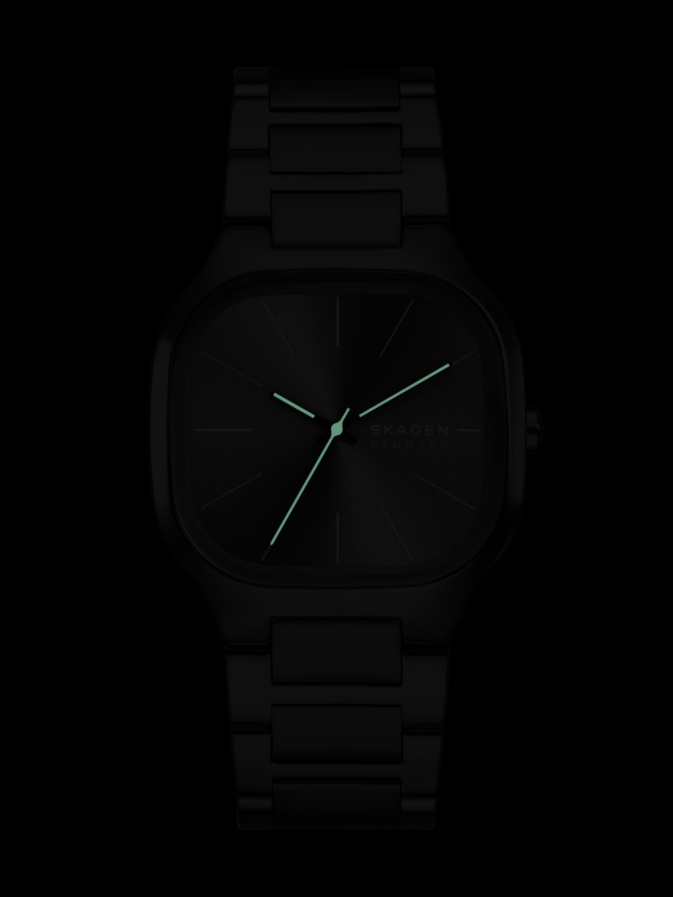 Product image 5 of 6, which shows Skagen SKW6935 Men's Mellem Bracelet Strap Watch, Black