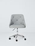 John Lewis Tilly Button Back Office Chair, Natural, Grey