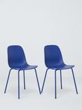 John Lewis Whitby Dining Chairs, Set of 2, Cobalt Blue
