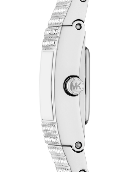 Michael Kors MK4886 Women's Darrington Crystal Bracelet Strap Watch, Silver - view 2, Silver
