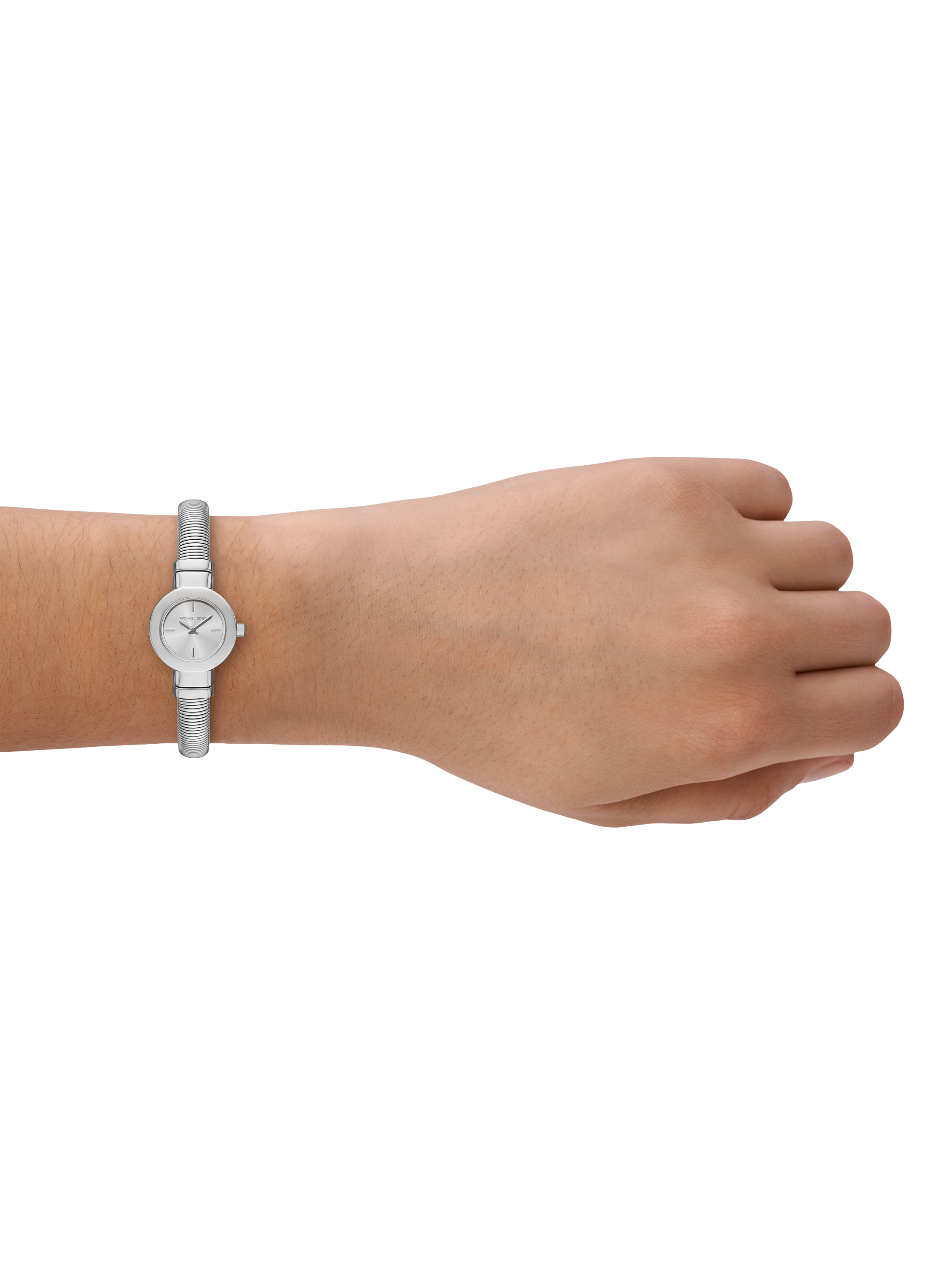 Product image 4 of 5, which shows Michael Kors MK7529 Women's Gramercy Bracelet Strap Watch, Silver