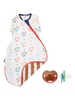 Tommee Tippee Heritage Soother and Swaddle Gift Set, Multi, Multi