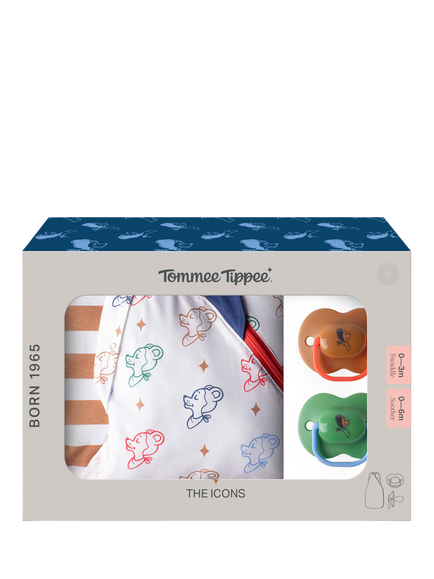 Tommee Tippee Heritage Soother and Swaddle Gift Set, Multi - view 2, Multi