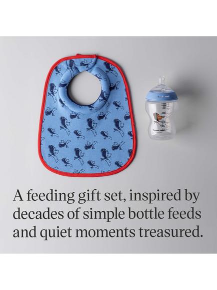 Tommee Tippee Heritage Feeding Gift Set, Blue - view 2, Blue