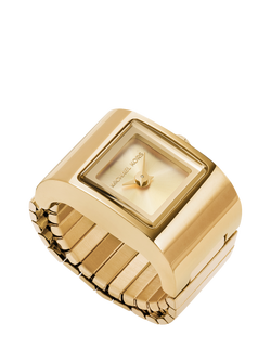 Michael Kors MK4883 Women's Darrington Watch Ring, Gold, Gold
