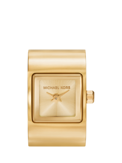Michael Kors MK4883 Women's Darrington Watch Ring, Gold - view 2, Gold