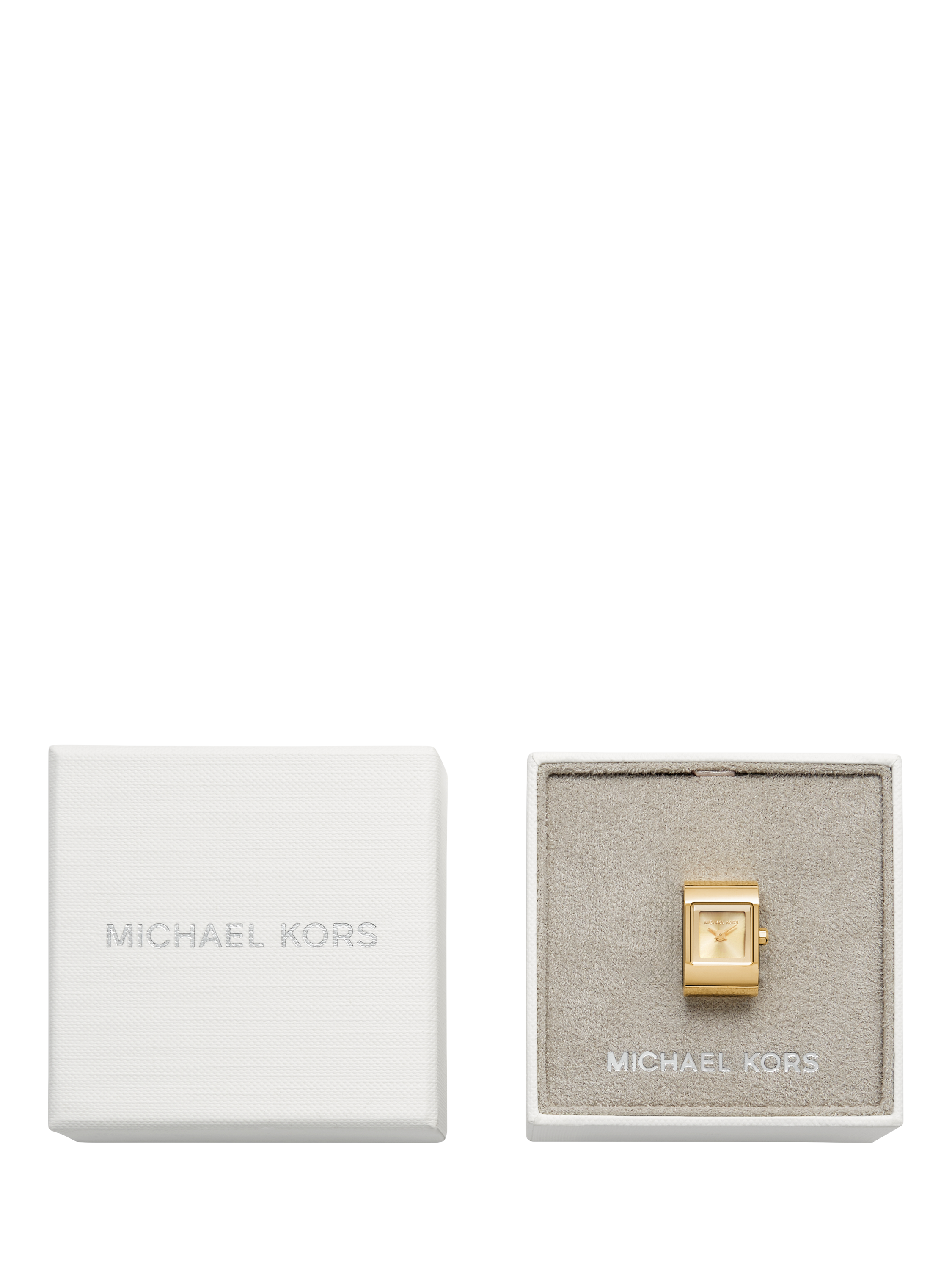 Product image 5 of 6, which shows Michael Kors MK4883 Women's Darrington Watch Ring, Gold