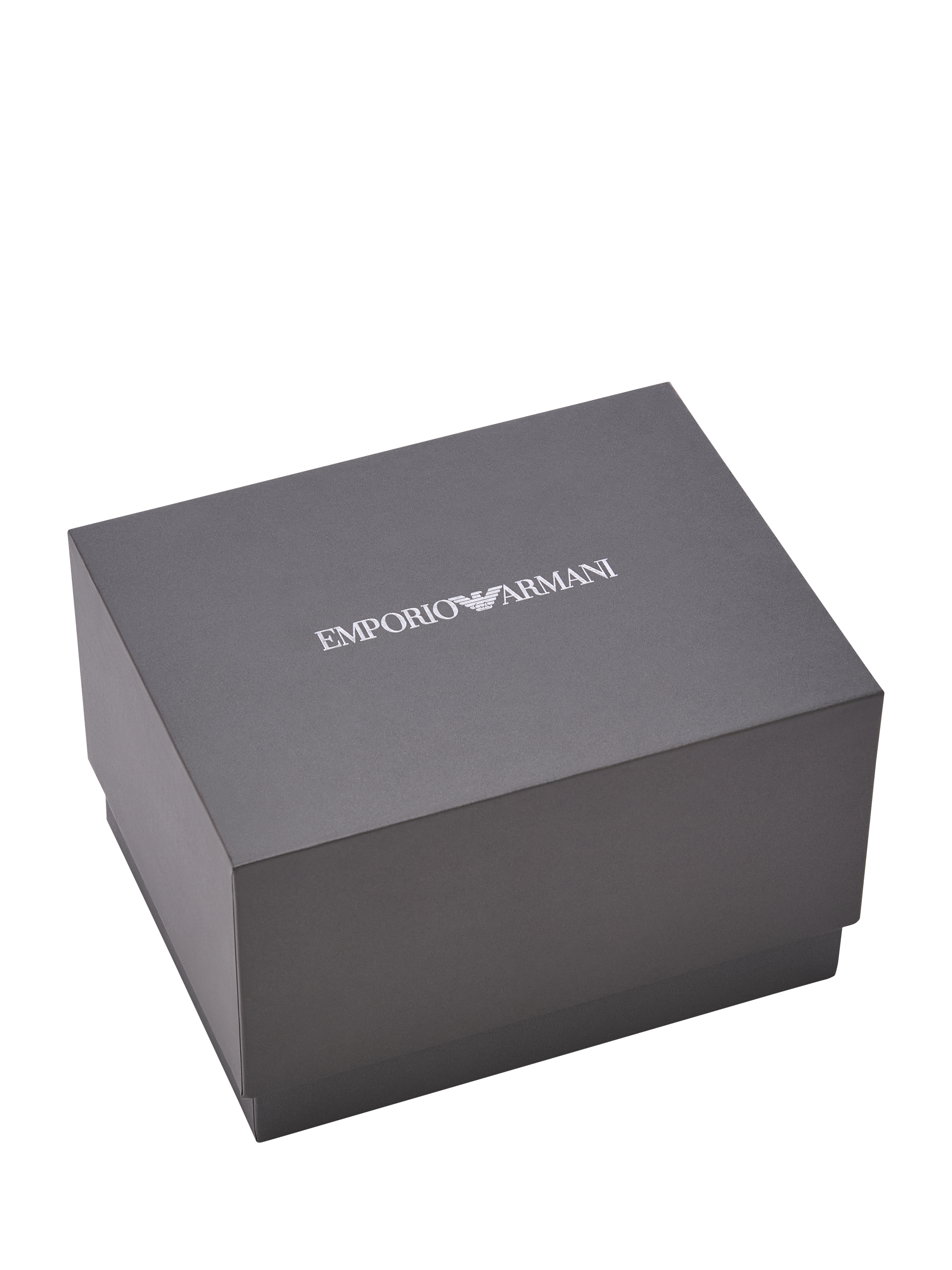 Product image 7 of 7, which shows Emporio Armani AR80071 Women's Chain Bracelet and Bracelet Strap Watch Gift Set, Silver