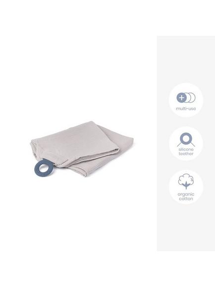 Babymoov Mom'n Play Cape GOTS Organic Cotton Breast Feeding Cover - view 2, Almond