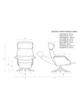 Flexlux Clement Relax Recliner Chair with Integrated Footrest, Black Leg