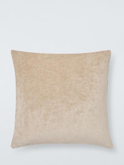 John Lewis Chenille Cushion, Natural