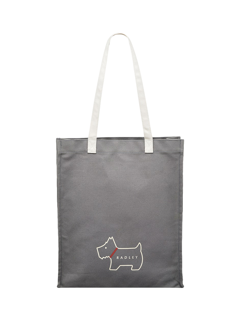Product image 1 of 4, which shows Radley Heritage Dog Canvas Tote Bag, Artichoke