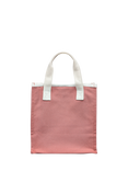 Radley Heritage Dog Recycled Cotton Canvas Grab Bag, Sienna Pink/White