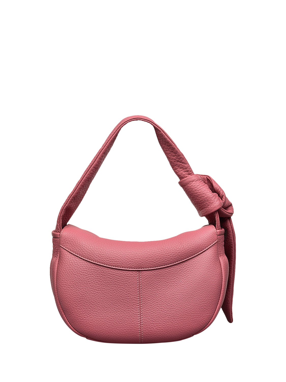 Product image 2 of 5, which shows Radley The Grove Leather Small Flapover Grab Bag, Sienna Pink