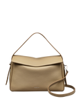 Radley De Beauvoir Leather Medium Zip Top Grab Bag, Stone