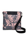 Radley Southwell Gardens Floral Small Zip-Top Crossbody Bag, Black/Blush
