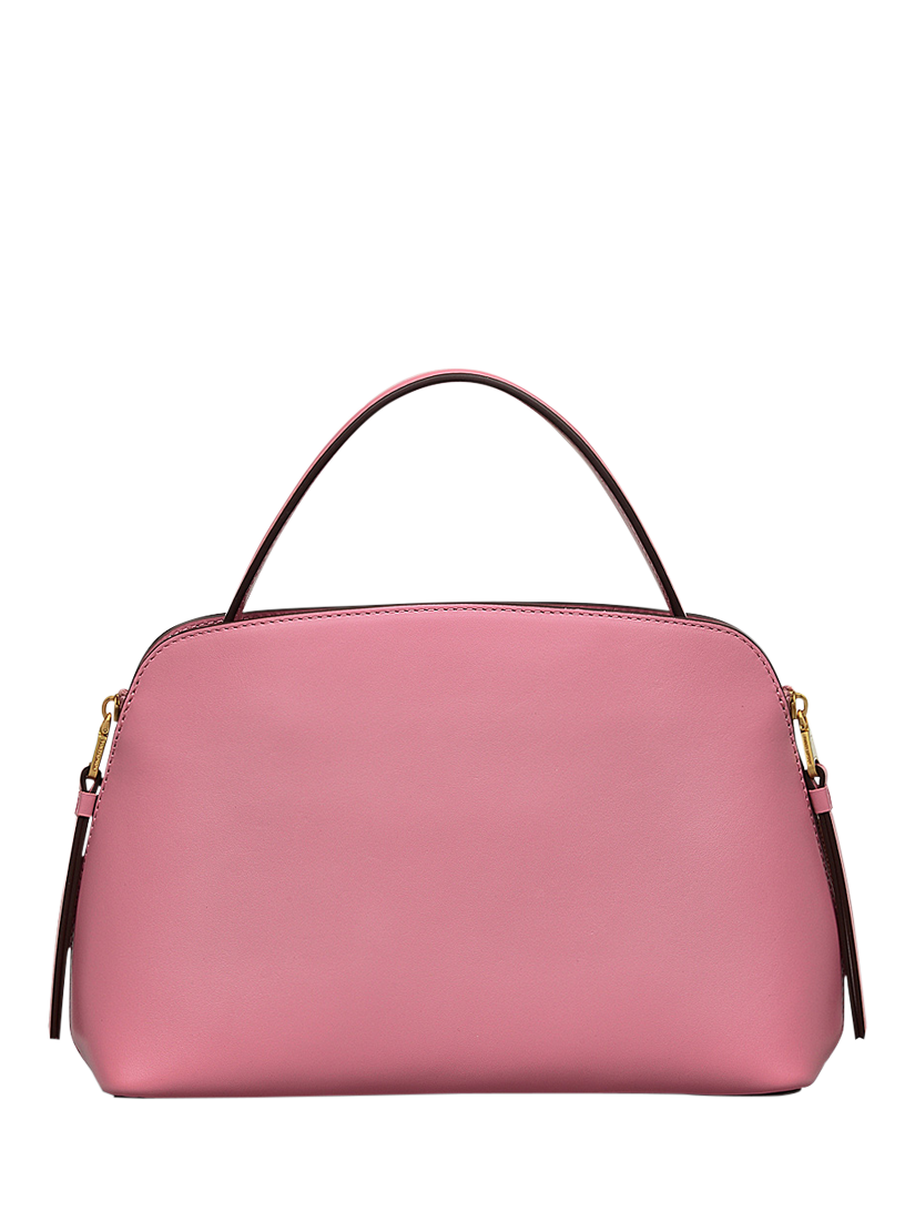 Product image 2 of 6, which shows Radley Liverpool Street Leather Small Open Top Grab Bag, Sienna Pink
