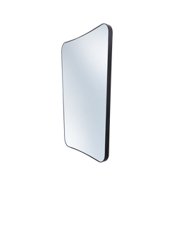 hib. Fusion Classic Rectangular Bathroom Mirror - view 2, Black