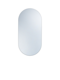 hib. Fusion Pill 40 Bathroom Mirror, White
