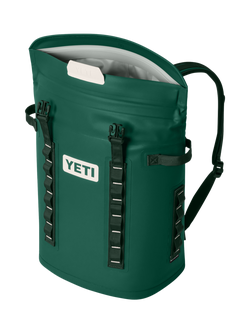 YETI Hopper M20 Backpack Cooler Bag, 19L - view 2, Black Forest Green