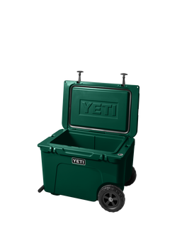 YETI Tundra Haul Hard Cooler Box with Wheels, 47L - view 2, Black Forest Green