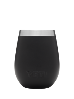 YETI Rambler Insulated Stainless Steel Wine Tumbler & Lid, 296ml - view 2, Black