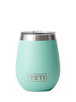 YETI Rambler Insulated Stainless Steel Wine Tumbler & Lid, 296ml, Seafoam