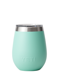 YETI Rambler Insulated Stainless Steel Wine Tumbler & Lid, 296ml - view 2, Seafoam