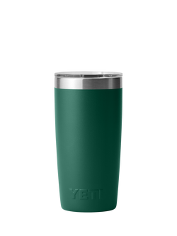 YETI Rambler Insulated Stainless Steel Tumbler & Lid, 296ml - view 2, Black Forest Green
