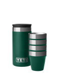 YETI Stainless Steel Shot Glass, Set of 4, Black Forest Green