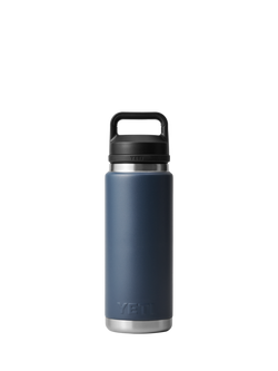 YETI Rambler Insulated Stainless Steel Drinks Bottle with Straw Cap, 769ml - view 2, Navy