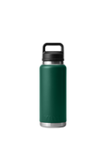 YETI Rambler Insulated Stainless Steel Drinks Bottle, 1.06L, Black Forest Green