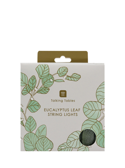 Talking Tables Eucalyptus Leaf LED String Lights - view 2, Multi