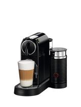 CitiZ Coffee Pod Machine with Aeroccino Milk Frother by De'Longhi