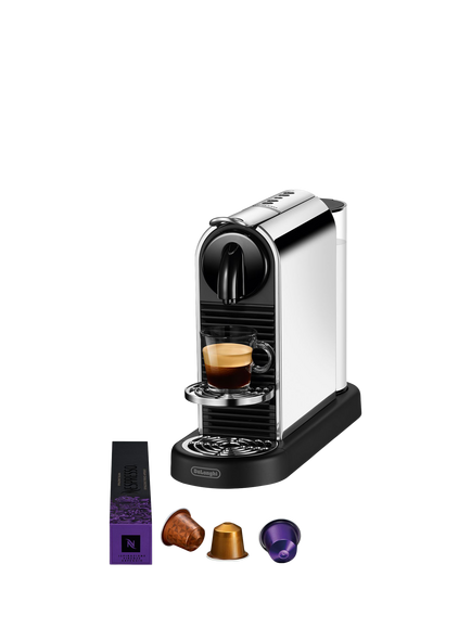 CitiZ Platinum Coffee Pod Machine by De'Longhi, Platinum, Platinum
