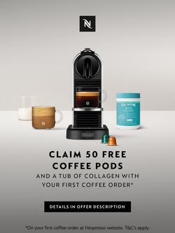 CitiZ Platinum Coffee Pod Machine by De'Longhi, Platinum - view 2, Platinum