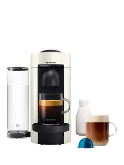 Vertuo Plus LE Coffee Pod Machine by De'Longhi, White, White