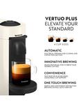 Vertuo Plus LE Coffee Pod Machine by De'Longhi, White