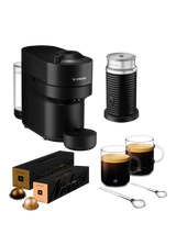 Vertuo Pop Coffee Pod Machine Barista Bundle by De'Longhi, Black